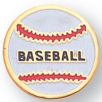 Baseball Chenille Enamel Pin