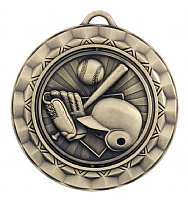 Baseball Spin Medal