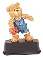 Basketball Bear Figurine