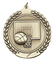 Basketball Laurel Leaf Medal