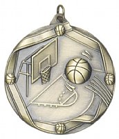 Basketball Medal Ribbon Edge