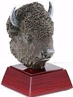 Buffalo Mascot Resin Figurine