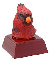 Cardinal Mascot Resin Figurine