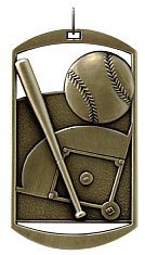 Baseball Dog Tag Medal