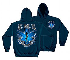 EMS On Call For Life Hooded Sweat Shirt