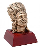 Chief/Indian Mascot Resin Figurine