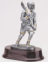 Lacrosse Male Resin Figurine
