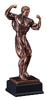 XLarge Male Bodybuilding Gallery Resin Sculpture