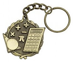 Mathematics Key Chain Medal
