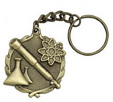 Science Key Chain Medal