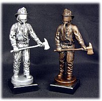 Firefighter Resin Figurine