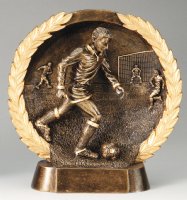 Soccer High Relief 3D Plate Male