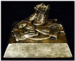 Wrestling Equipment Resin Statue