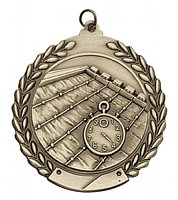 Swimming Laurel Leaf Medal