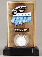 Swimming Spin Resin Trophy