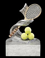 Tennis Color Resin Racket & Balls