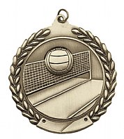 Volleyball Laurel Leaf Medal