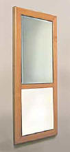 Alderwood beveled mirror with 6 X 6 tile.jpg (4006 bytes)