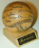 Wooden Baseball with Signatures.JPG (66877 bytes)