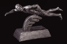 pdu swim male sculpture silver.jpg (35770 bytes)