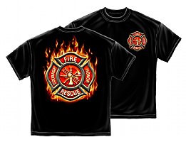 Courage Honor Fire Rescue T Shirt