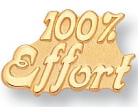 100% Effort Pin