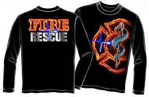 Fire Rescue Long Sleeve TShirt