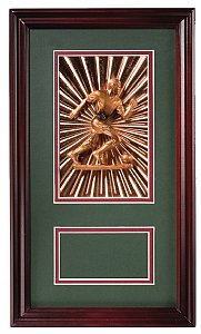 Soccer Male Copper Fusion Plaque