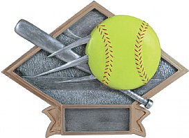 Softball Resin Diamond Plate